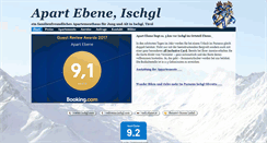 Desktop Screenshot of ebene.at